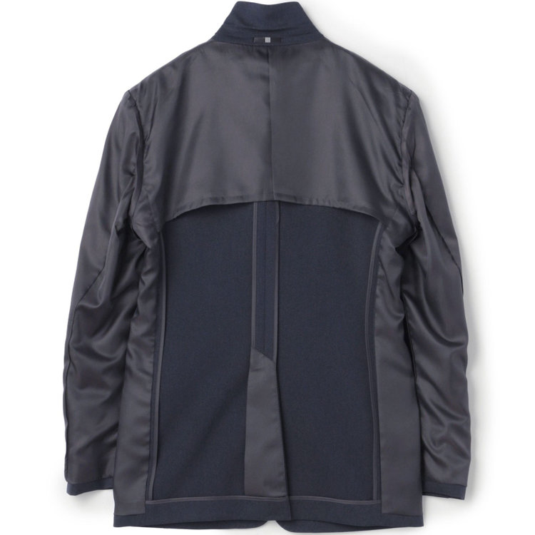 ブラックライン 【SLIM TAPERED_2】【年間】2釦シングルスーツ 0タック/ネイビー/ウエストシャーリング/4S/※パンツ裾上げ済仕様 紺濃色