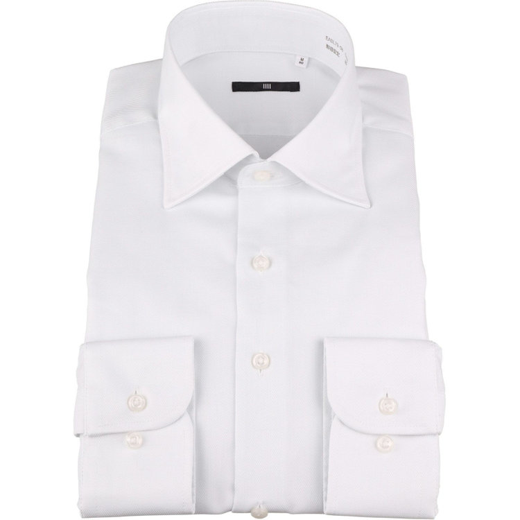 SUIT SELECT　アウトレット 【WEB限定/OUTLET/汚れ・キズ等有】【BL-3】【形態安定】ワイドカラードレスワイシャツ/ミント×ドビーツイル 緑淡色
