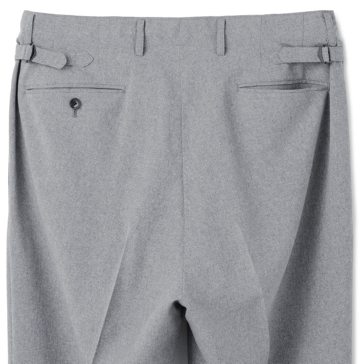 シルバーライン 【RBC】【春夏】2タックパンツ/グレー/サイド尾錠/4S SUSTAINABILITY&ECOLOGY FABRIC/※裾上げ必要 グレー淡色