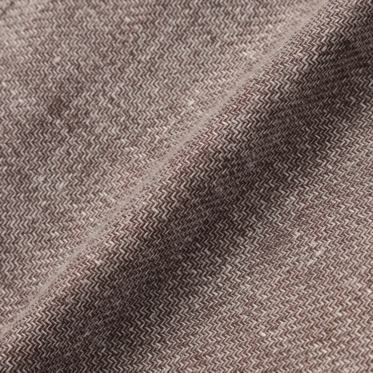 シルバーライン 【CLASSICO TAPERED】【春夏】リネンウール3釦段返りシングルジャケット/ベージュ/パッチポケット/MARZOTTO 茶淡色