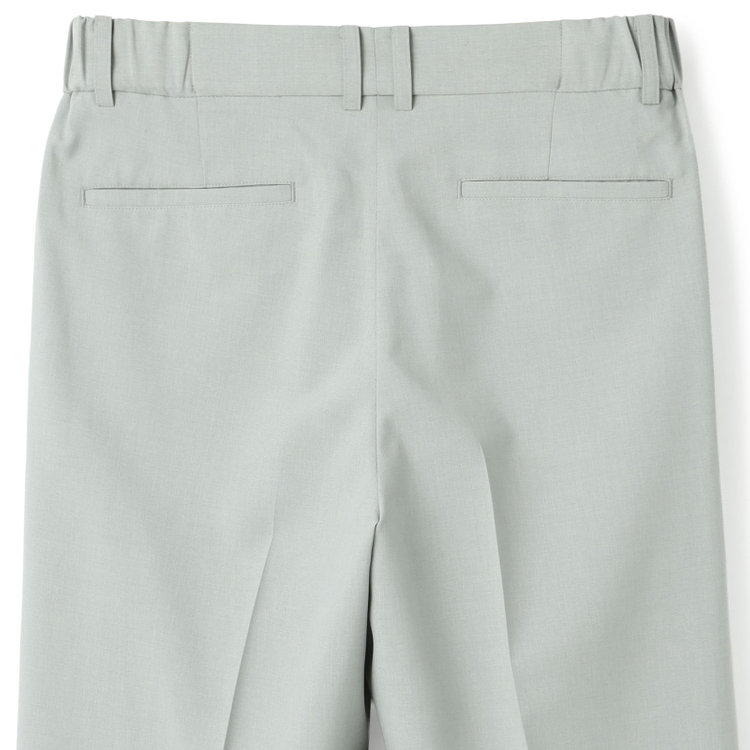 シルバーライン 【RELAX WIDE】【春夏】 2釦1掛けダブルジャケットワイドパンツスーツ/グレー/4S SUSTAINABILITY&ECOLOGY FABRIC/※パンツ裾上げ済仕様 茶中間