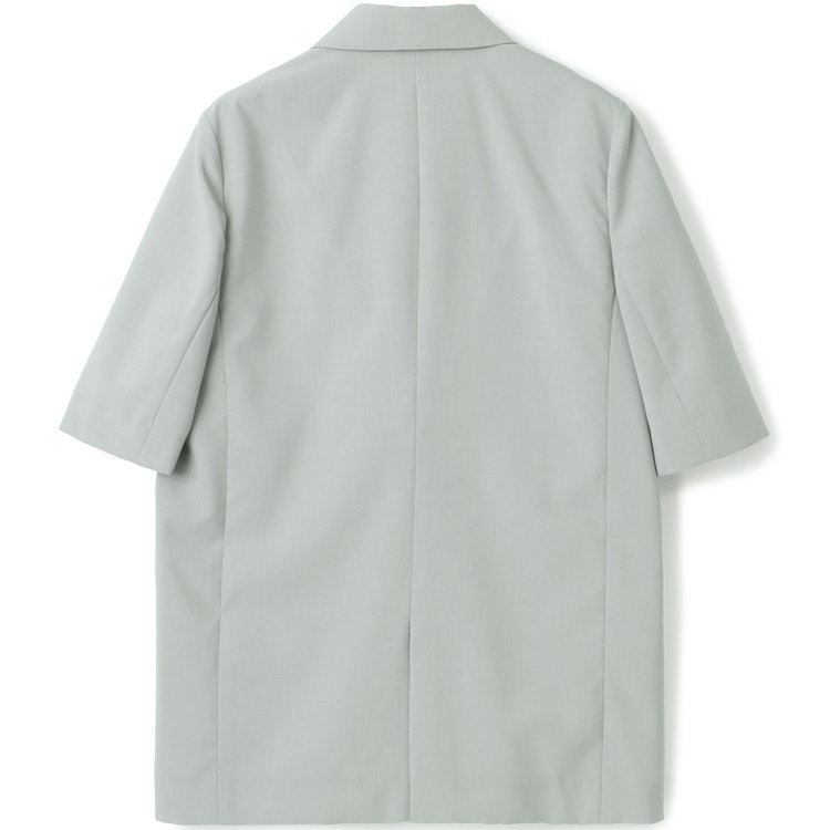 シルバーライン 【RELAX WIDE】【春夏】 2釦1掛けダブルジャケットワイドパンツスーツ/グレー/4S SUSTAINABILITY&ECOLOGY FABRIC/※パンツ裾上げ済仕様 茶中間