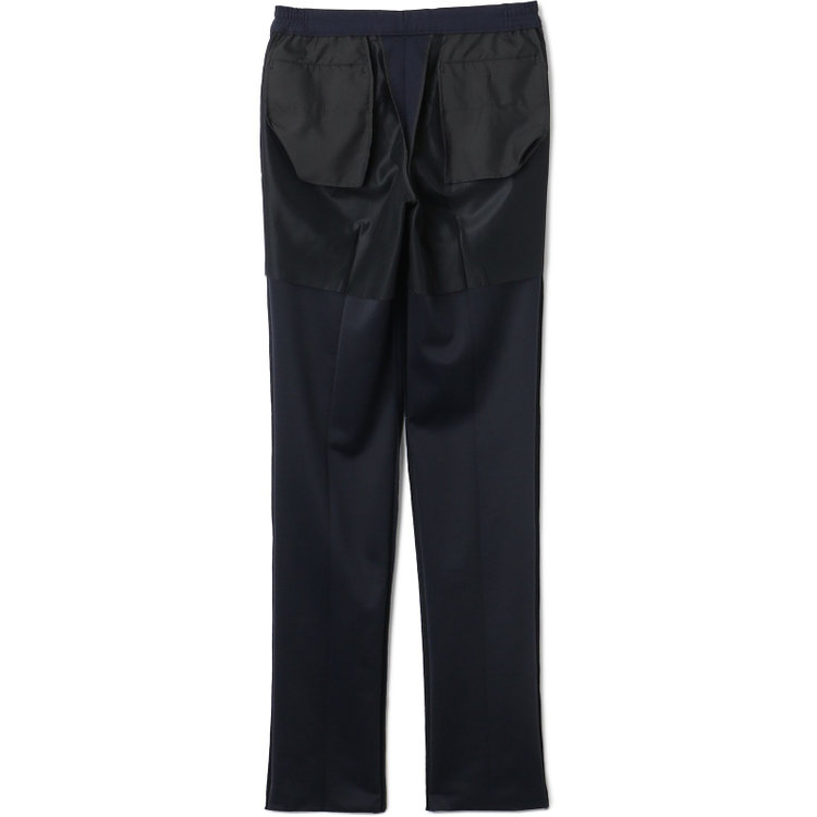 シルバーライン 【CLASSICO TAPERED】【春夏】1タックテーパードパンツ/ネイビー/ウエストシャーリング/RIRANCHA/裾上げ済仕様 紺中間
