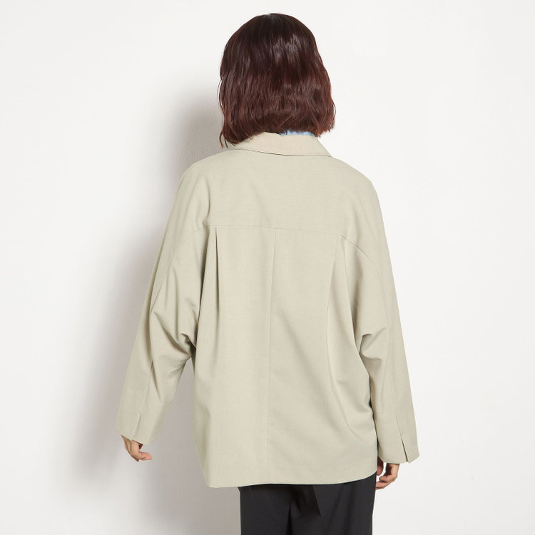 シルバーライン 【SILVER LINE】【春夏】2釦1掛けダブルジャケット/ベージュ/ウォッシャブル/Naturemier/4S SUSTAINABILITY&ECOLOGY FABRIC 茶淡色