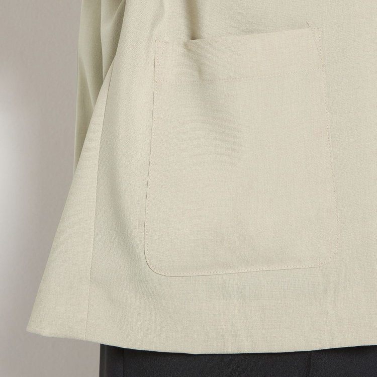 シルバーライン 【SILVER LINE】【春夏】2釦1掛けダブルジャケット/ベージュ/ウォッシャブル/Naturemier/4S SUSTAINABILITY&ECOLOGY FABRIC 茶淡色