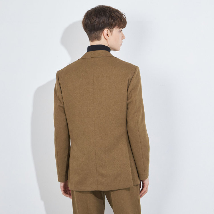 シルバーライン 【RBC】【秋冬】2釦ジャケット/ブラウン/パッチポケット 茶中間