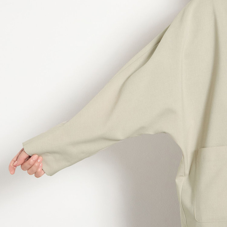 シルバーライン 【SILVER LINE】【春夏】2釦1掛けダブルジャケット/ベージュ/ウォッシャブル/Naturemier/4S SUSTAINABILITY&ECOLOGY FABRIC 茶淡色