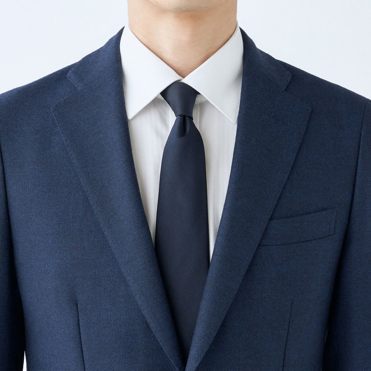 シルバーライン 【RBC】【秋冬】ウールブレンド2釦ジャケット/ネイビー/NEW ZEALAND WOOL MIX 紺中間