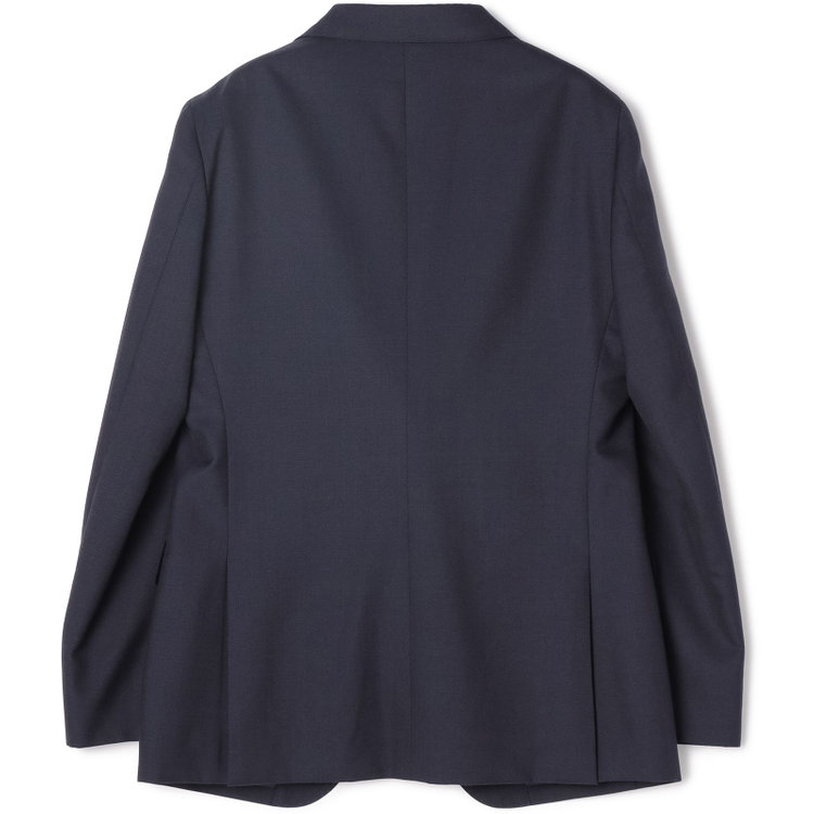 スーツセレクト 【発送在庫あり】【CLASSICO TAPERED】【年間】ウールブレンド2釦ジャケット/ネイビー×ソリッド+メタル釦 ネイビー系(紺)