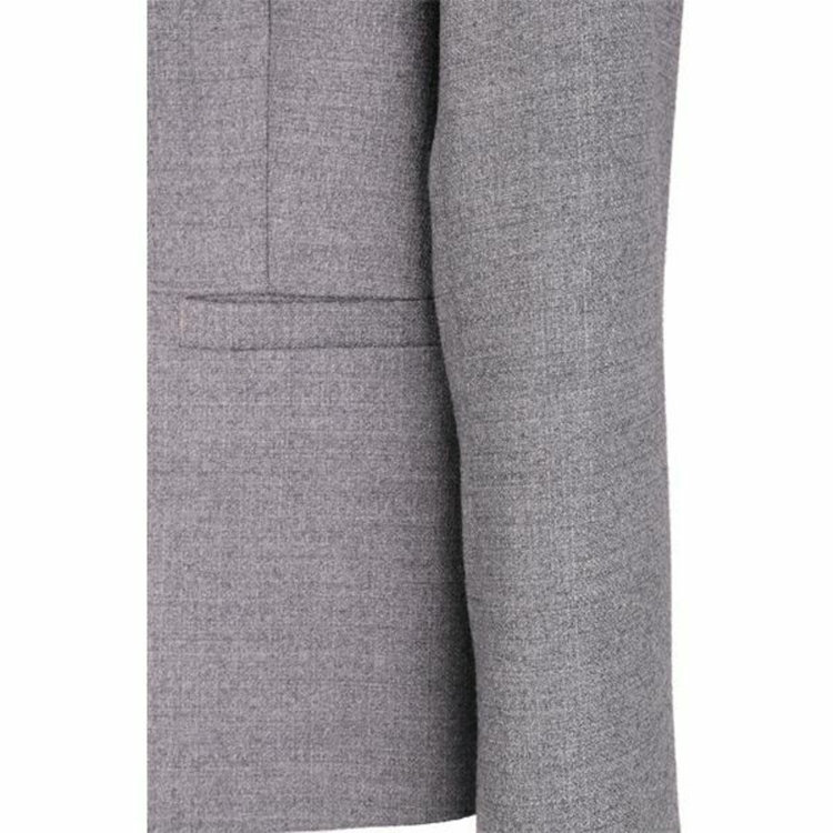 ブラックライン 【WEB限定/OUTLET】【発送在庫あり】【SL】【秋冬】ウールブレンドセットアップ1釦ジャケット/グレー×ブッチャー グレー系(灰)