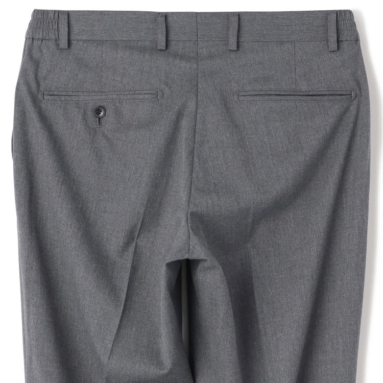 ブラックライン 【SLIM TAPERED_2】【年間】2釦シングルスリーピーススーツ 0タック/グレー/ウエストシャーリング/4S SUSTAINABILITY&ECOLOGY FABRIC/※パンツ裾上げ済仕様 グレー中間