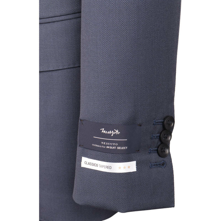 スーツセレクト 【発送在庫あり】【CLASSICO TAPERED】【春夏】6釦2掛けダブルスーツ 1タック/ネイビー/MARZOTTO ネイビー系(紺)