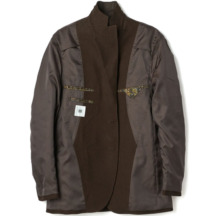 シルバーライン 【RBC CLASSICO WIDE】【秋冬】段返り3釦ジャケット 2タックパンツ /ブラウン×コーデュロイ /ドローコード＆ウエストシャーリング仕様 /ウォッシャブル ※裾上げ必要 茶濃色