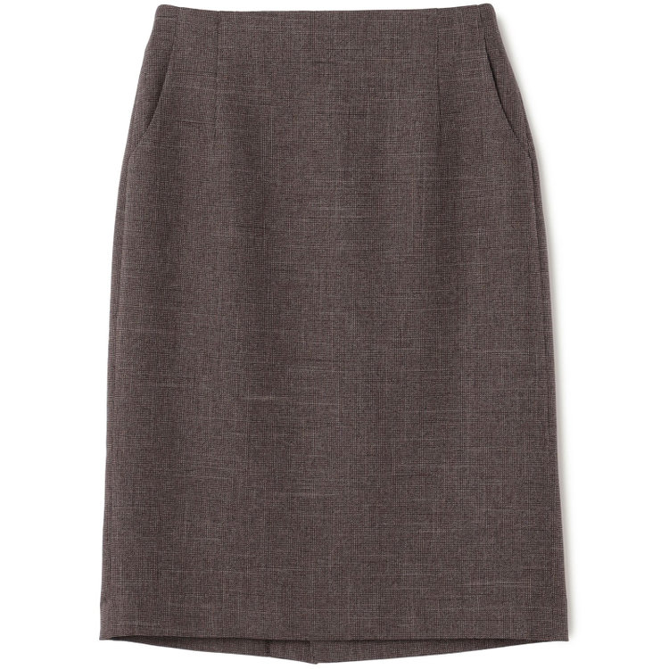 シルバーライン 【RELAX TAPERED】【年間】タイトスカート/ブラウン/ウォッシャブル 茶中間