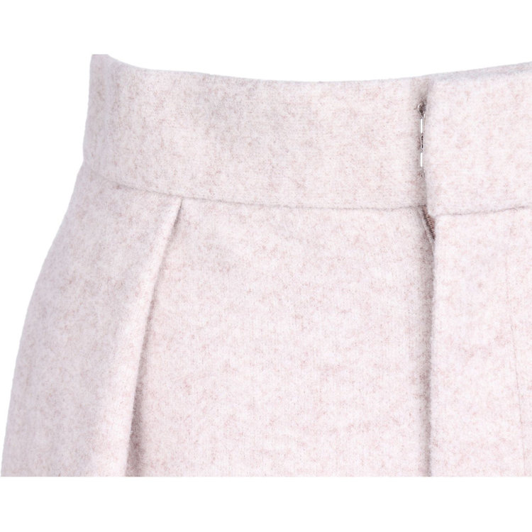 ブラックライン 【SL】【秋冬】ワイドストレートパンツ/ベージュ/ダブルジャージー素材 ベージュ系(薄茶)