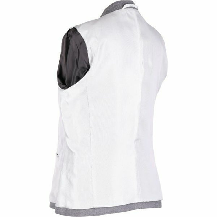 ブラックライン 【WEB限定/OUTLET】【発送在庫あり】【SL】【秋冬】ウールブレンドセットアップ1釦ジャケット/グレー×ブッチャー グレー系(灰)