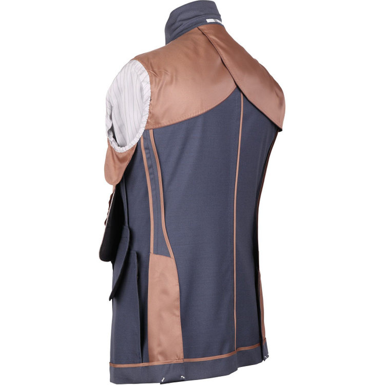 スーツセレクト 【発送在庫あり】【CLASSICO TAPERED】【春夏】6釦2掛けダブルスーツ 1タック/ネイビー/MARZOTTO ネイビー系(紺)