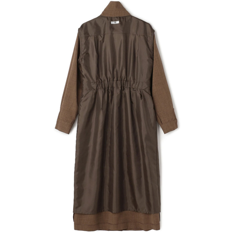 シルバーライン 【SL】2WAYワンピース/ブラウン/ベルト付き 茶中間