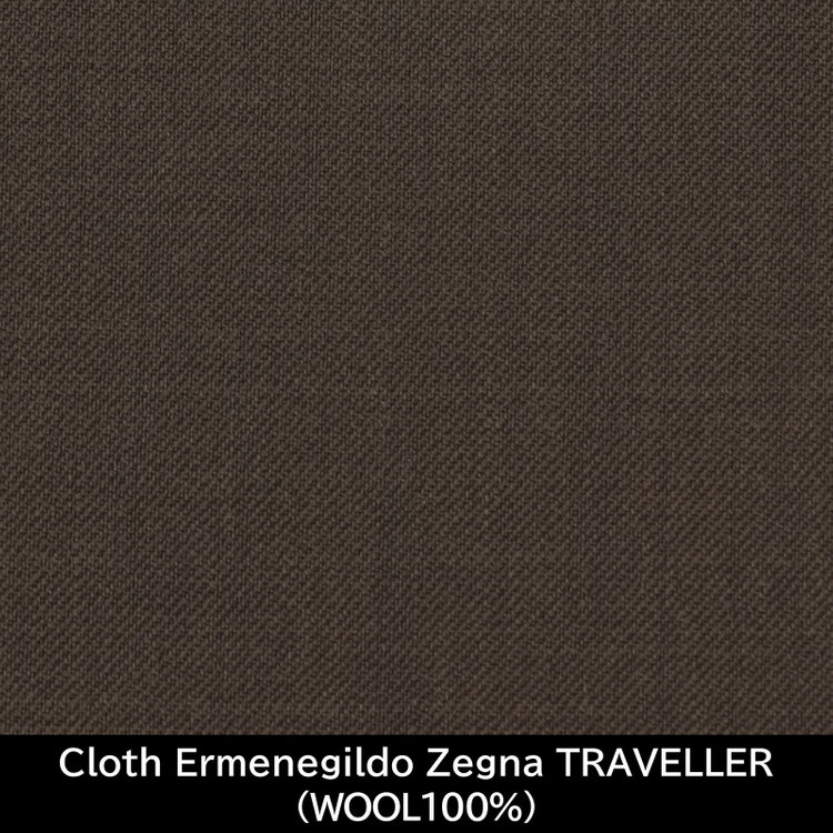 スーツセレクト 【日本製】【WOMEN'S】【パターンオーダー】【RELAX TAPERED】【春夏】スーツ/ブラウン/Cloth Ermenegildo Zegna TRAVELLER(WOOL100%) グレー系(灰)