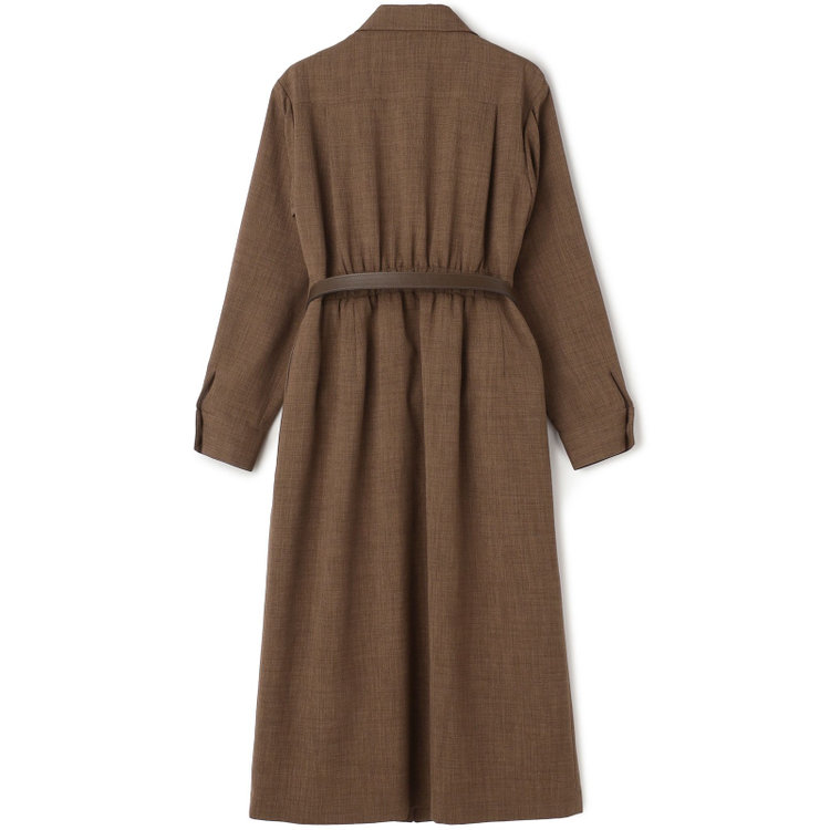 シルバーライン 【SL】2WAYワンピース/ブラウン/ベルト付き 茶中間