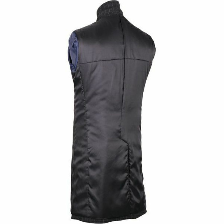 スーツセレクト 【WEB限定/OUTLET】【SKINNY】ウールブレンド チェスターコート/グレー×ホワイトストライプ/バイウォーム/BISHU JAPAN FABRIC グレー系(灰)