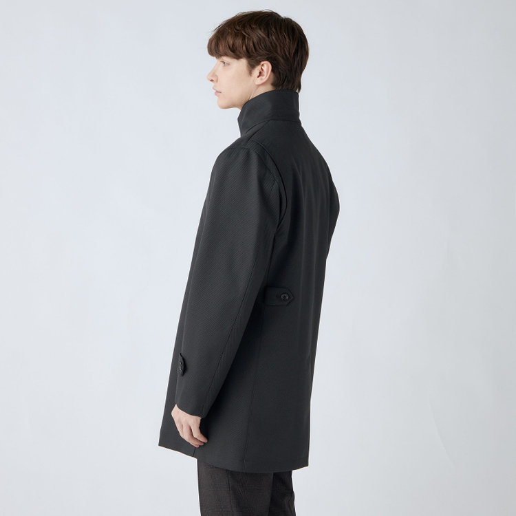 シルバーライン 【SL】レイヤードスタンドカラーコート/グレー/WATERPROOF グレー中間