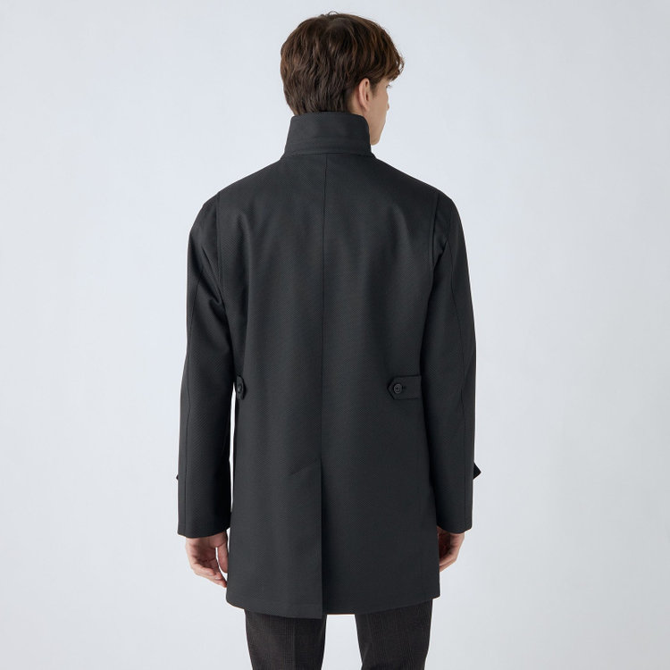 シルバーライン 【SL】レイヤードスタンドカラーコート/グレー/WATERPROOF グレー中間