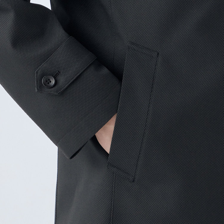 シルバーライン 【SL】レイヤードスタンドカラーコート/グレー/WATERPROOF グレー中間