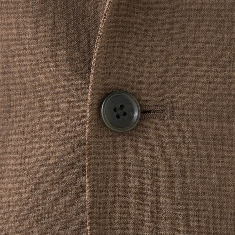 シルバーライン 【RBC】【春夏】3釦段返りジャケット/ブラウン/パッチポケット 茶中間