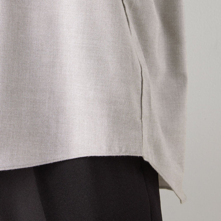 スーツセレクト 【RBC/長袖】プルオーバーシャツ/グレー グレー中間