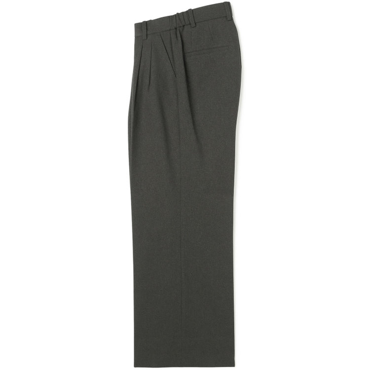 シルバーライン 【RELAX WIDE】【秋冬】 1釦シングルジャケットワイドパンツスーツ/グレー/4S SUSTAINABILITY&ECOLOGY FABRIC/※パンツ裾上げ済仕様 グレー中間