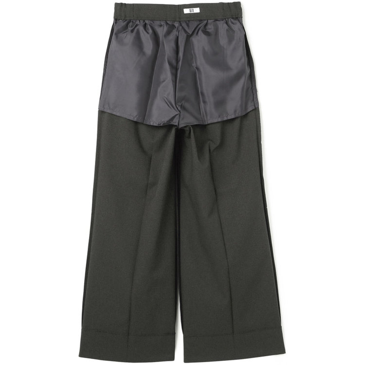 シルバーライン 【RELAX WIDE】【秋冬】 1釦シングルジャケットワイドパンツスーツ/グレー/4S SUSTAINABILITY&ECOLOGY FABRIC/※パンツ裾上げ済仕様 グレー中間