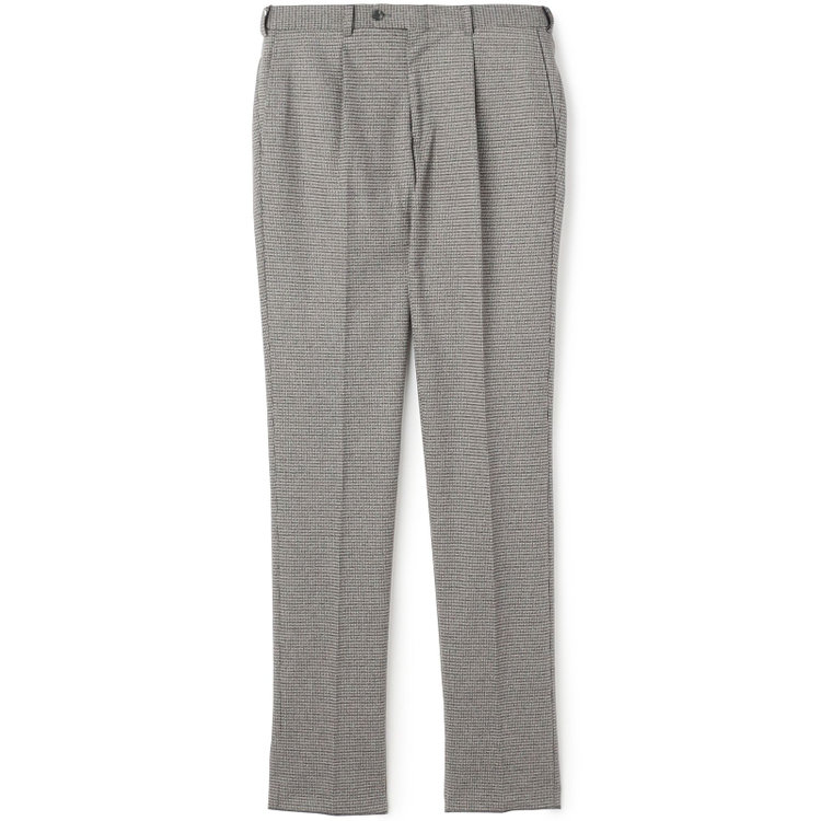 シルバーライン 【5DAYS CLOSET】【RBC】【秋冬】1タックテーパードパンツ/グレー×チェック/ウエストムーブ/※裾上げ必要 グレー中間