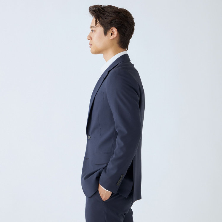 シルバーライン 【CLASSICO TAPERED】【春夏】2釦シングルジャケット/ネイビー 紺濃色