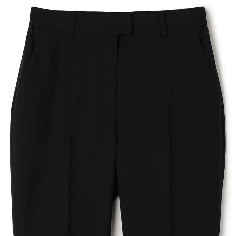 ブラックライン 【SUIT SELECT×Samantha Thavasa】【年間】ストレートパンツ/究極のブラック/4S/マシンウォシャブル/※裾上げ必要 黒