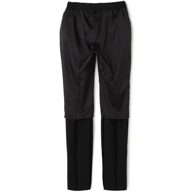 ブラックライン 【SUIT SELECT×Samantha Thavasa】【年間】ストレートパンツ/究極のブラック/4S/マシンウォシャブル/※裾上げ必要 黒