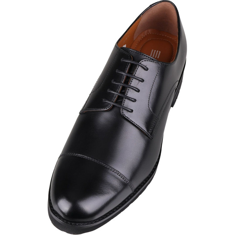 ブラックライン 【SL】ストレートチップブルーチャー(外羽根式)ドレスシューズ/ブラック/牛革(キップ)/ボロネーゼ製法 ブラック系(黒)