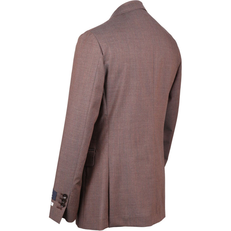 スーツセレクト 【発送在庫あり】【CLASSICO TAPERED】【春夏】3釦段返りシングルスーツ 2タック/ブラウン/MARZOTTO ブラウン系(茶)