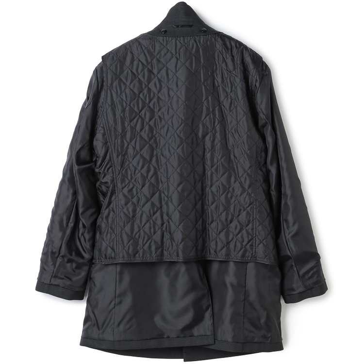 シルバーライン 【SL】レイヤードスタンドカラーコート/グレー/WATERPROOF グレー中間