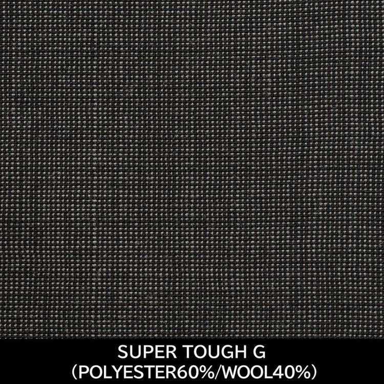 スーツセレクト 【国内縫製】【MEN'S】【パターンオーダー】【SKINNY】【春夏】スーツ/グレー/SUPER TOUGH G (WOOL40%/NYLON30%/POLYESTER30%) 青中間