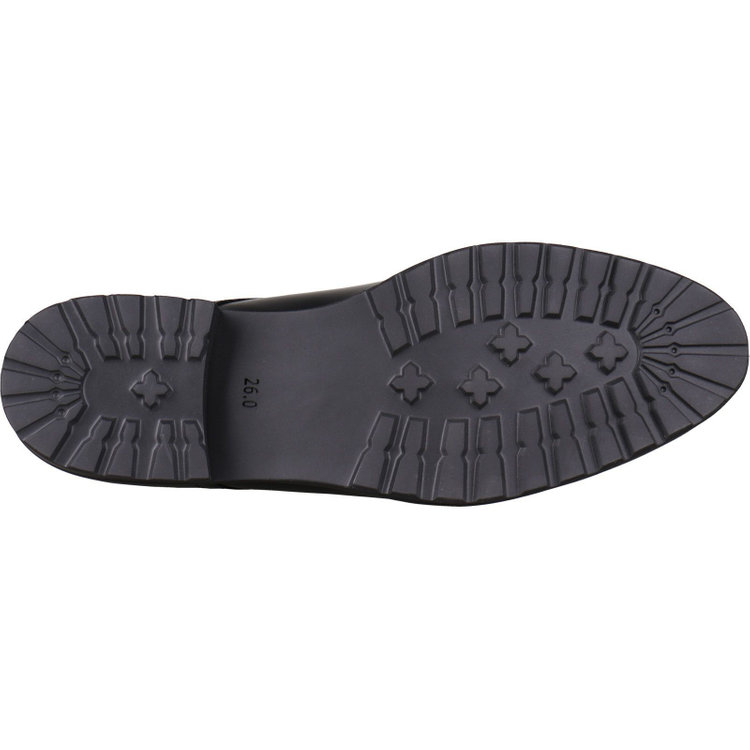 ブラックライン 【SL】ストレートチップブルーチャー(外羽根式)ドレスシューズ/ブラック/牛革(キップ)/ボロネーゼ製法 ブラック系(黒)