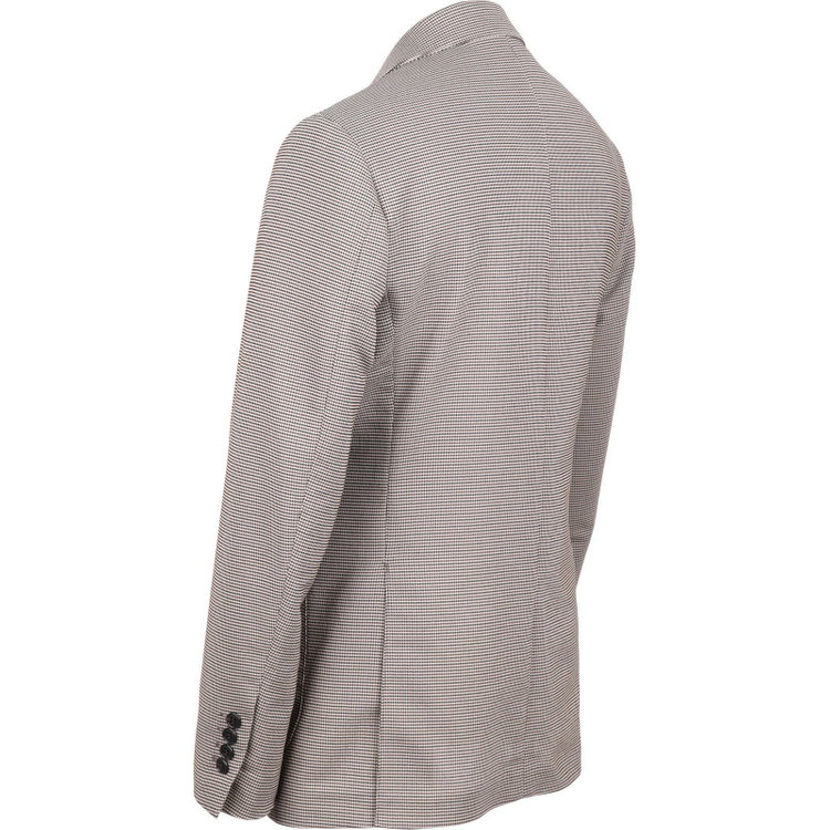 スーツセレクト 【発送在庫あり】【RBC】【春夏】3釦段返りジャケット/ベージュ×チェック/パッチポケット ブラウン系(茶)