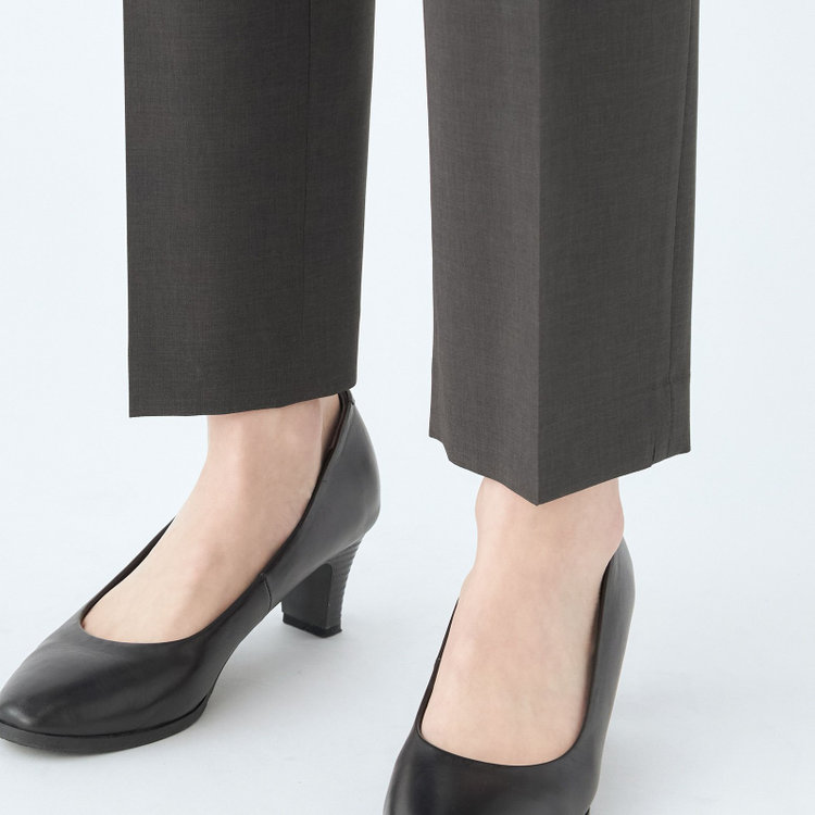 シルバーライン 【SL】【年間】センタープレスパンツ/グレー/ウォッシャブル/※裾上げ済仕様 グレー濃色