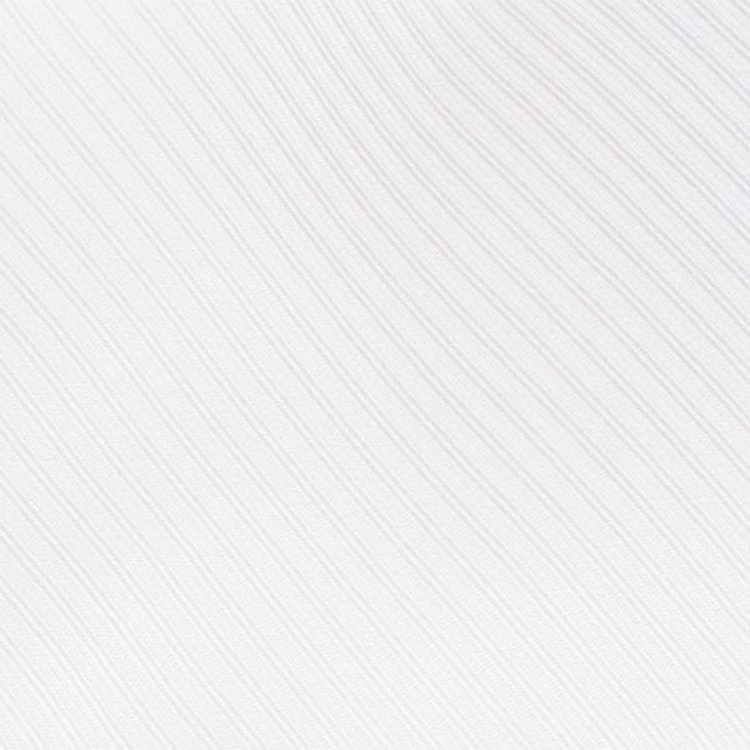 シルバーライン 【SILVER LINE】【形態安定】ワイドカラードレスワイシャツ/ホワイト×ドビーツイル+ダブルカフス(ゴムカフス付) 白