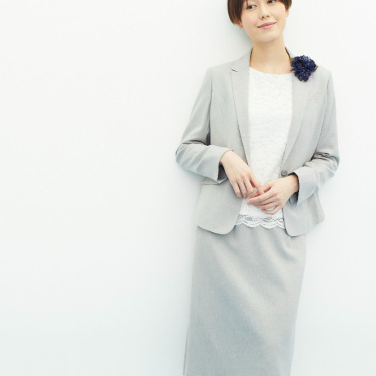 スーツセレクト コサージュ/ネイビー ネイビー系(紺)