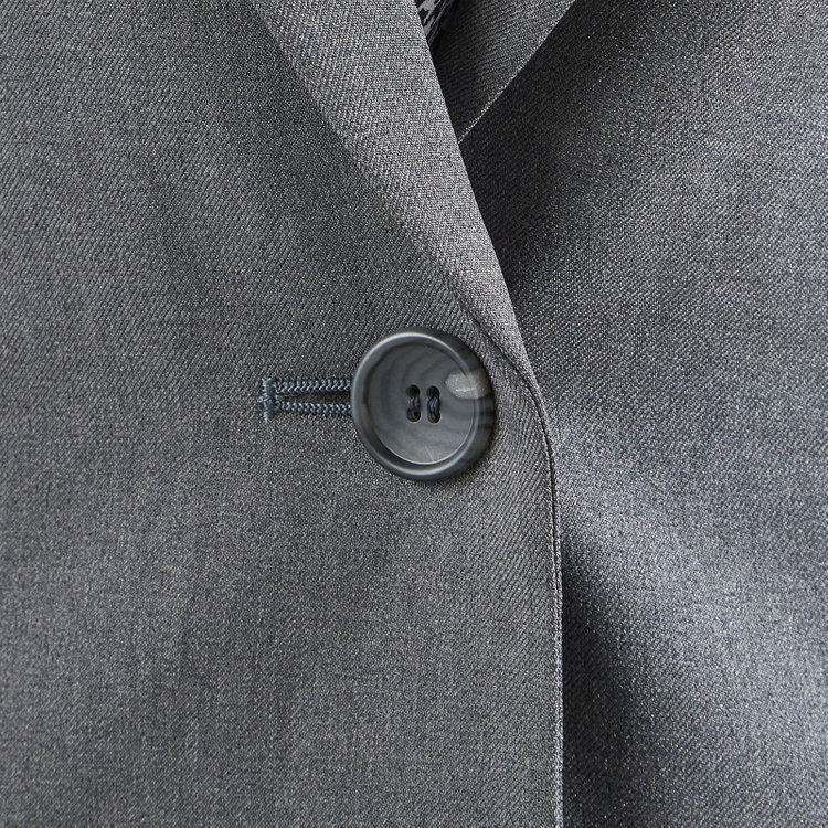 シルバーライン 【SL】【年間】1釦シングルパンツスーツ/グレー/ウォッシャブル/Naturemier/4S SUSTAINABILITY&ECOLOGY FABRIC/※パンツ裾上げ済仕様 グレー濃色