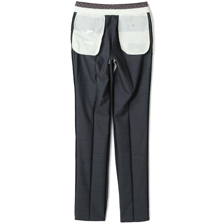 シルバーライン 【CLASSICO TAPERED】【年間】2釦シングルスリーピーススーツ 1タック/グレー×ピンドット/※裾上げ必要 グレー中間