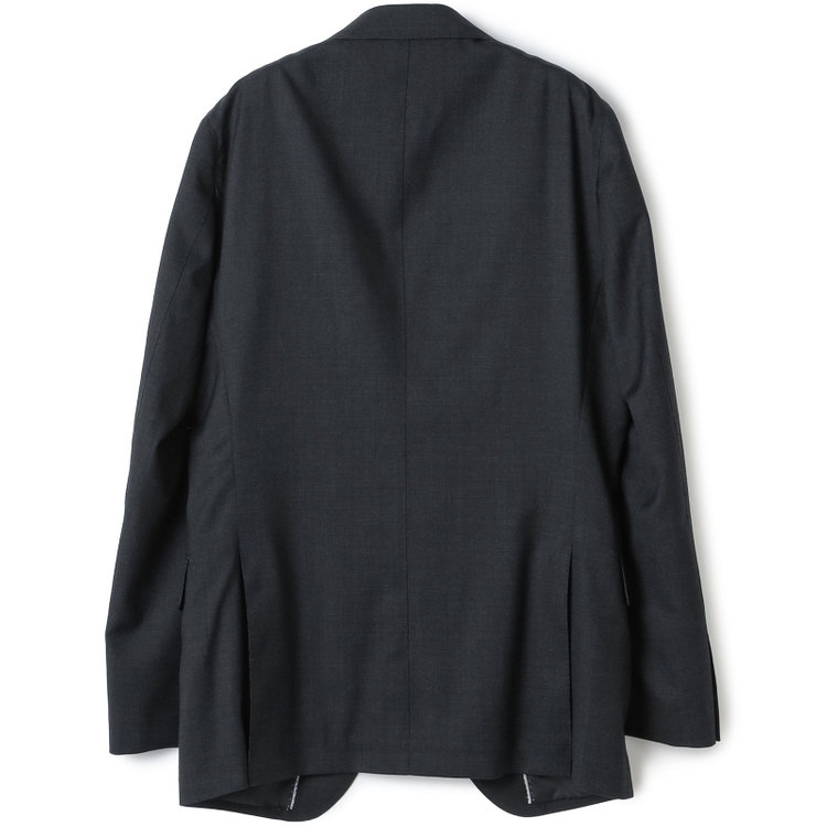 シルバーライン 【CLASSICO TAPERED】【年間】2釦シングルスリーピーススーツ 1タック/グレー×ピンドット/※裾上げ必要 グレー中間