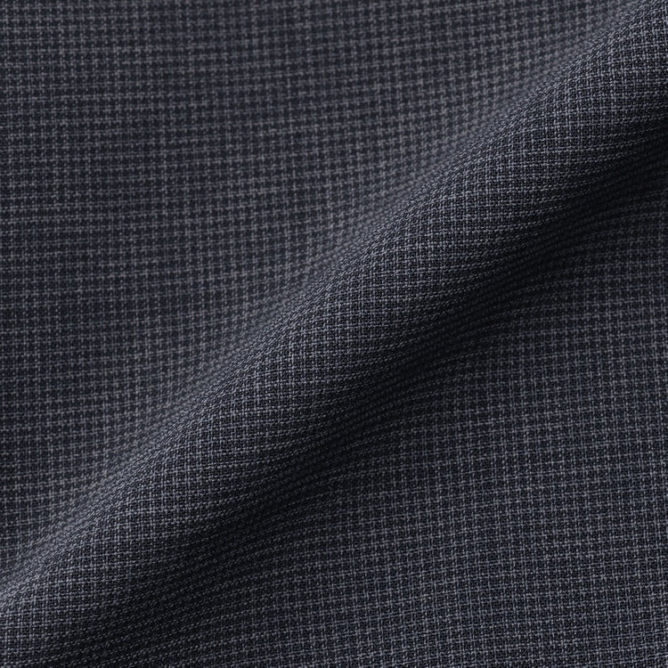 ブラックライン 【SLIM TAPERED】【春夏】0タックテーパードパンツ/グレー×チェック/ウエストムーブ/※裾上げ済み仕様 グレー濃色