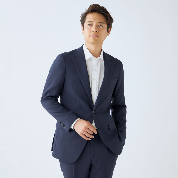 シルバーライン 【CLASSICO TAPERED】【春夏】2釦シングルジャケット/ネイビー 紺濃色